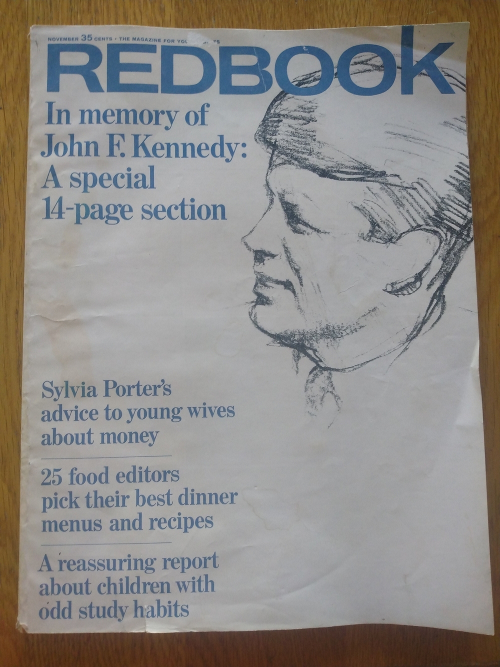 Redbook  Magazine B & W Special Edition - JFK